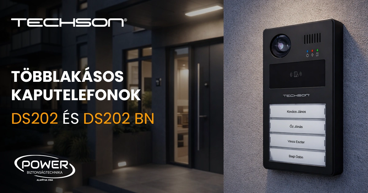 Techson DS202 és a DS202 BN kaputelefonok