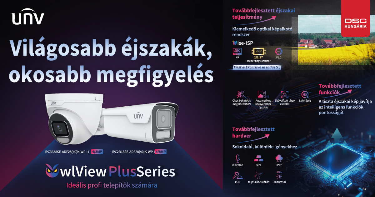 Uniview OwlView és OwlView Plus kameracsalád