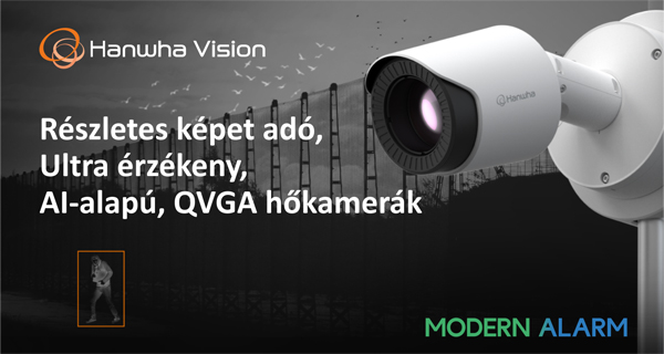 Ultra érzékeny, AI-alapú, QVGA hőkamerák a Hanwha Visiontől