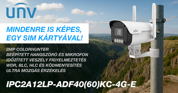 Uniview IPC2A12LP-ADF40(60)KC-4G-E GSM kamera